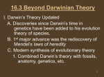 16.3 Beyond Darwinian Theory