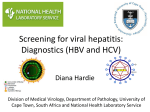 Diagnostics (HBV and HCV) - View the full AIDS 2016 programme
