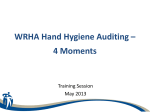 WRHA Hand Hygiene Monitoring Project – Train the Trainer Session