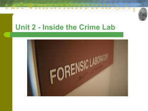 Crime Lab PDF - Hoover Forensics