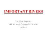 IMPORTANT RIVERS - KLE College of Education,Hubli.Karnataka