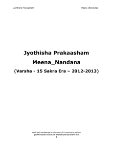 Jyothisha Prakaasham Meena_Nandana