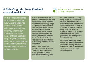 Fisher`s guide to New Zealand coastal seabirds