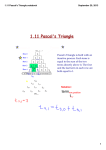 1.11 Pascal`s Triangle.notebook