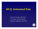 RUQ Abdominal Pain