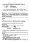 Treatment of Hypophosphataemia in Adults