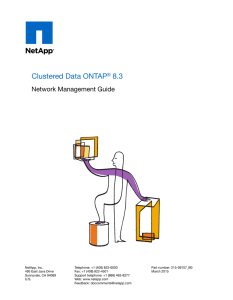 Clustered Data ONTAP 8.3 Network Management Guide