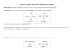 Primary, secondary and tertiary haloalkanes and alcohols