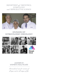 division of gynecologic oncology