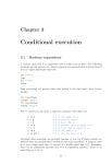 CH 3 Conditional Execution