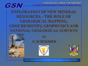 Earth Sciences for Namibia`s Sustainable Development