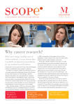 Why cancer research?