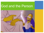 God and the Person