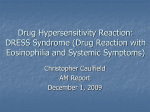 Drug Hypersensitivity Reaction: DRESS (Drug