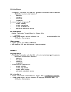 Student Quiz 6