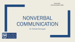 Nonverbal communication