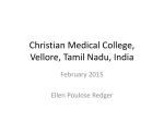 Christian Medical College, Vellore, Tamil Nadu, India