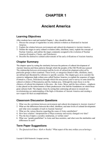 Ancient America - Cengage Learning