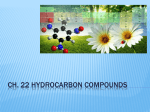 Ch. 22 Hydrocarbon Compounds