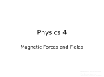 27.1 Magnetic Forces