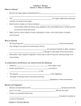 Chapter 6: Biomes Section 1, What is a Biome? What is a Biome