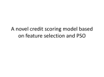 A novel credit scoring model based on feature selection and PSO