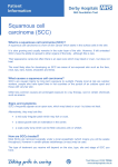 squamous cell carcinoma (scc) - Derby Hospitals NHS Foundation