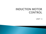 Induction motor control