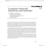 Network Hardware and Software