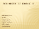 World HISTORY CST STANDARD 10.1