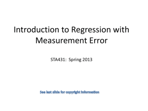 PowerPoint - Department of Statistical Sciences