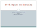 Food hygiene and handling