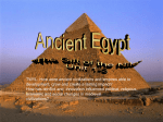 WHPP Unit 1 Section 3 Ancient Egypt