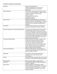 Evolution Concept Guide - Westminster Public Schools Wiki