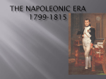 The Napoleonic Era, 1799-1815