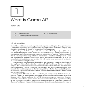 What Is Game AI?