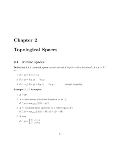 Chapter 2 Topological Spaces - www