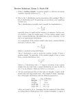Review Solutions, Exam 3, Math 338