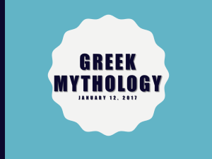 Mythology Intro notes