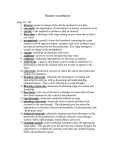 Theater vocabulary File