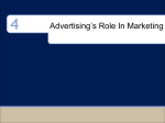 Advertising`s Role in Marketing