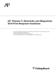 AP Physics C: Electricity and Magnetism 2014