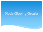 Diode Clipping Circuits