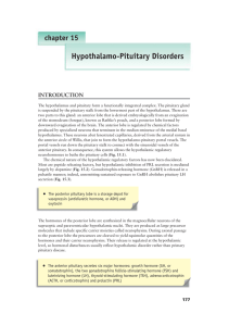 Hypothalamo-Pituitary Disorders