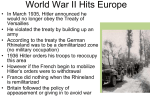 DJS World War II Hits Europe