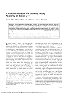 A Pictorial Review of Coronary Artery Anatomy on