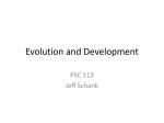 Evolution and Development