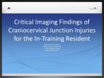Craniocervical Junction Injury