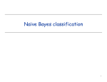 Naïve Bayes classification