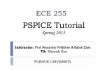 PSPICE Tutorial - Purdue Engineering